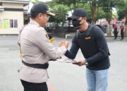 Sukses Bongkar Sabu, Sat Intelkam Polres Agara Terima Penghargaan Dari Kapolres