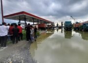 Bermasalah PBG Dan AMDAL, Komisi IV  Sidak SPBU Simpang Pintu Tol Belawan