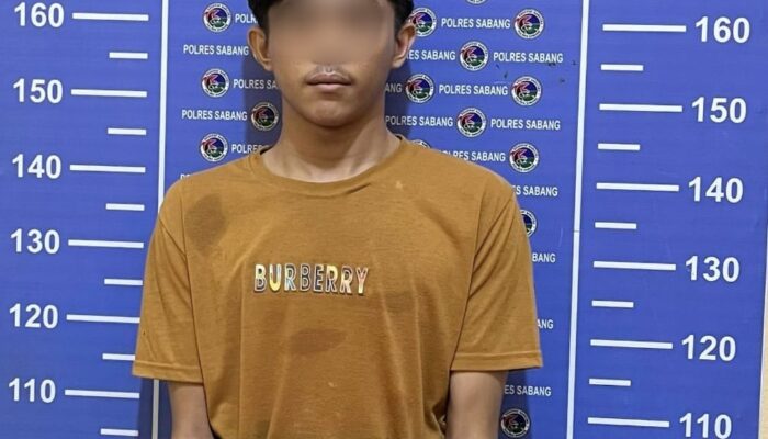 Satresnarkoba Polres Sabang Amankan Pelaku Narkotika