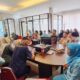 Kepala Bidang Pelayanan BPJS Ketenagakerjaan Cabang Padangsidimpuan, Dedek Vevriani Sagala saat memberikan penjelasan dalam Sosialisasi MLT fasilitas pembiayaan perumahan kepada petugas Rumah Sakit Inanta Padangsidimpuan, baru baru ini. Waspada/ist