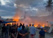 Pasar Lamno Terbakar, 23 Kedai Hangus