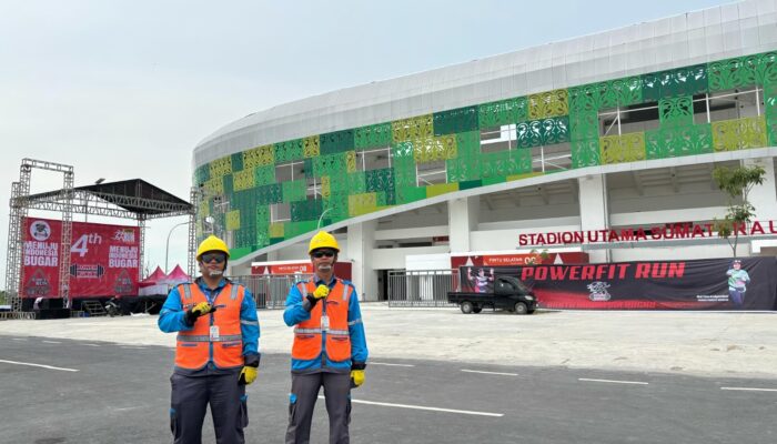Dukung Sumut Run Festival, PLN Siaga Pastikan Keandalan Listrik Di Stadion Utama Sumut
