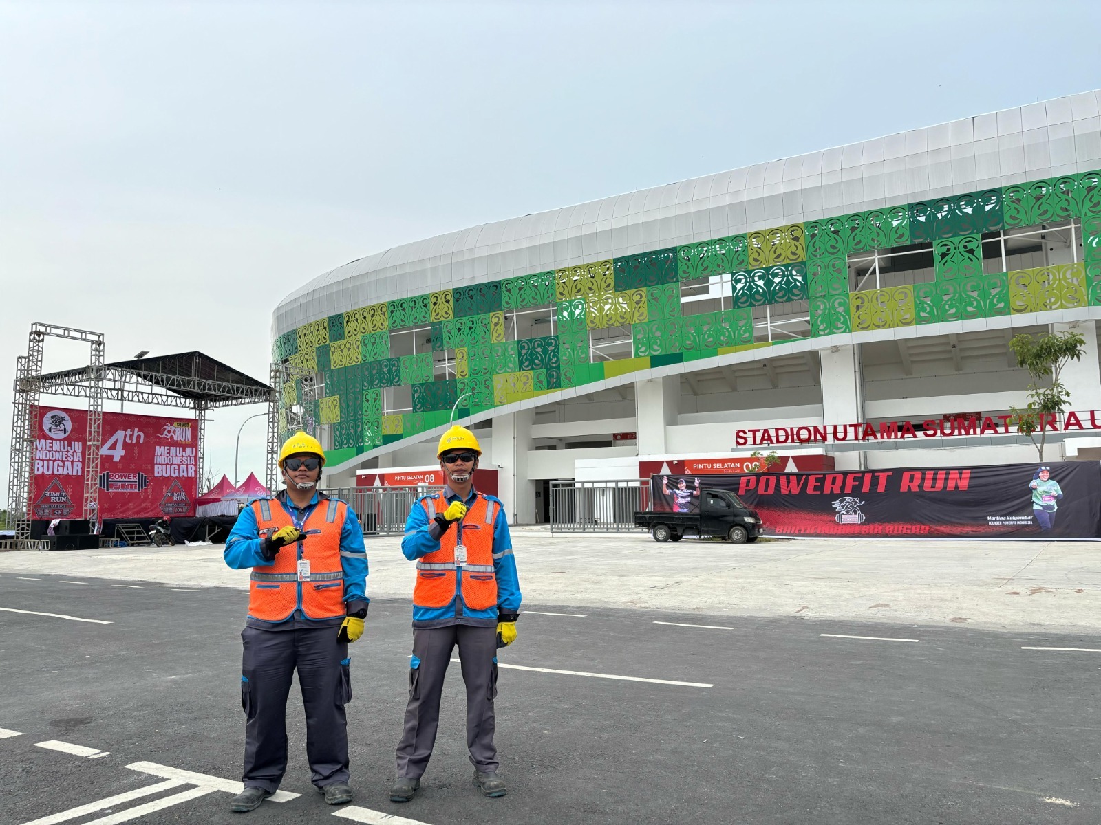 Dukung Sumut Run Festival, PLN Siaga Pastikan Keandalan Listrik Di Stadion Utama Sumut