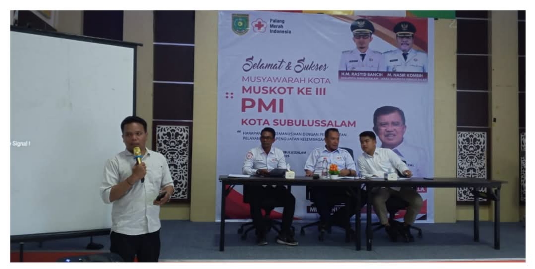 Safrizal Solin Terpilih Jadi Ketua PMI Subulussalam