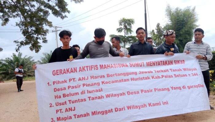 GAM-SU Tuntut Kejelasan Ganti Rugi Lahan Di PT ANJA Binanga