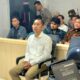 TERDAKWA Ucok Ibon divonis 1 tahun 6 bulan pada persidangan di PN Tanjungbalai, kemarin. Waspada/Ist