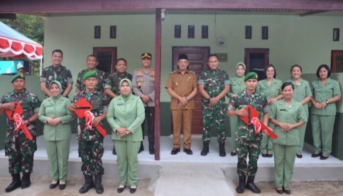 Kunjungi Korem 023/KS, Pangdam I/BB Resmikan Renovasi Rumah Dinas Prajurit