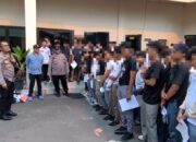Polsek Sunggal Amankan 128 Siswa SMK Dan SMA Tawuran