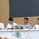 Buya Rafdinal SSos, MAP, yang juga Wakil Ketua PD Muhammadiyah Kota Medan saat tampil sebagai pembicara pada Halal bi halal sekaligus Dialog Keumatan antara Wali Kota Medan dan Aliansi Ormas Islam, yang digelar Jumat (25/4) di Aula MUI Kota Medan. Waspada/ist
