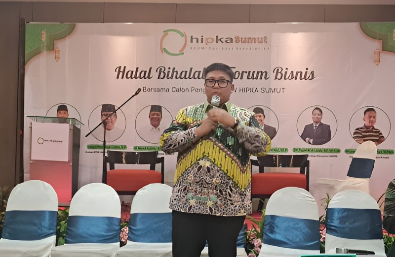 KETUA BPW Himpunan Pengusaha Korps Alumni Himpunan Mahasiswa Islam (HIPKA) Sumut Anggi Rhaditya Lubis SP. Waspada/ist