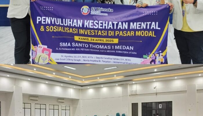 Lions Club Medan Alumni Darma Agung, Universitas Satya Terra Bhinneka, Dan IDX Gelar Penyuluhan Mental Health Dan Edukasi Investasi Untuk Remaja