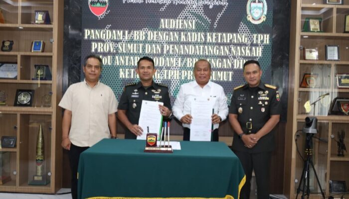 Kodam I/BB Dan Dinas Pangan Sumut Perkuat Kolaborasi Ketahanan Pangan