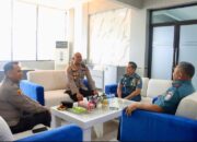 Kapolres Pelabuhan Belawan Kunjungi Mako Lantamal I, Sinergitas Jaga Kamtibmas