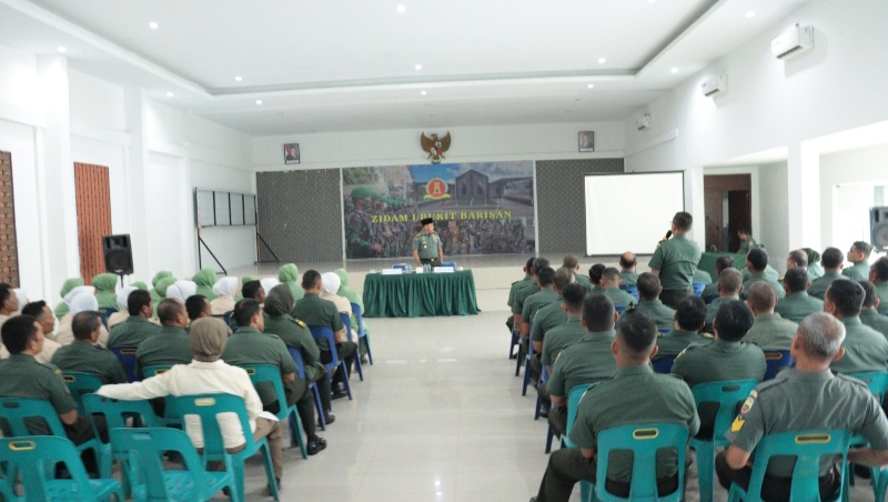 Personel Babinminvetcaddam Dan Zidam Terima Pembekalan Dari Kabintaldam I/BB
