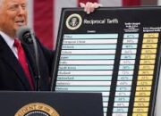 Presiden Trump Umumkan Tarif Resiprokal, Satu Dunia Geger