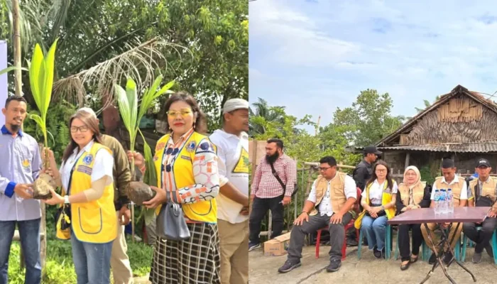 Menjaga Bumi Dengan Hukum Holistik: Lions Clubs Distrik 307 A2 Tanam 300 Pohon Kelapa