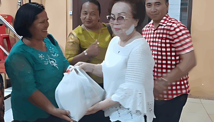 Peringatan Wafat Yesus Kristus Dan Paskah Diwarnai Pemberian Paket Sembako