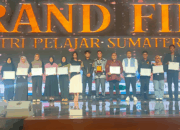 UDI Berikan Beasiswa Kepada 10 Finalis Putra Putri Pelajar Sumut