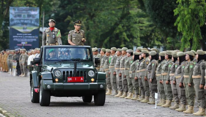 Pimpin Upacara Peringatan HUT Satpol PPRico Waas Sampaikan 4 Pesan Penting