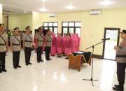 Kapolres Pakpak Bharat Pimpin Serah Terima Jabatan Waka Polres Dan PJU