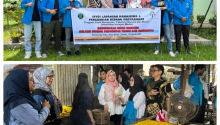 FEB UnHar Medan Kunjungi Kampung Tahu Binjai
