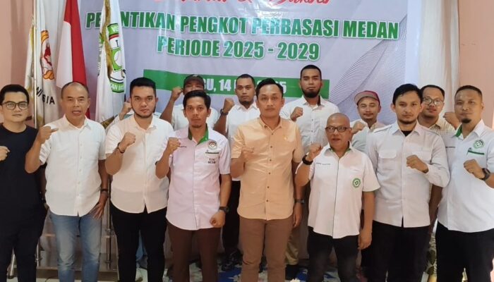 Ketum KONI Medan Hadiri Pelantikan Perbasasi Medan