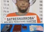 Polres P.Siantar Ringkus Pengedar Sabu Dan Ganja