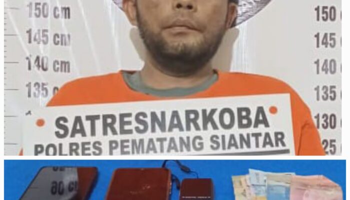 Polres P.Siantar Ringkus Pengedar Sabu Dan Ganja