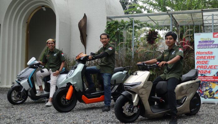 Tiga Juara Modifikasi Lahirkan Karya Perdana Pada Motor Listrik Honda