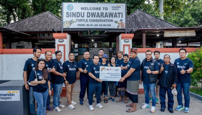 Bank Mandiri Taspen Komitmen Dukung Pelestarian Penyu Sindhu Di Bali