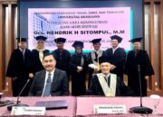 Hendrik Halomoan Sitompul Resmi Sandang Gelar Doktor