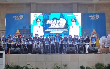 Rayakan Mayday Bersama Ribuan Buruh, Wali Kota Medan : Buruh Jadi Bagian Terpenting Dalam Pembangunan