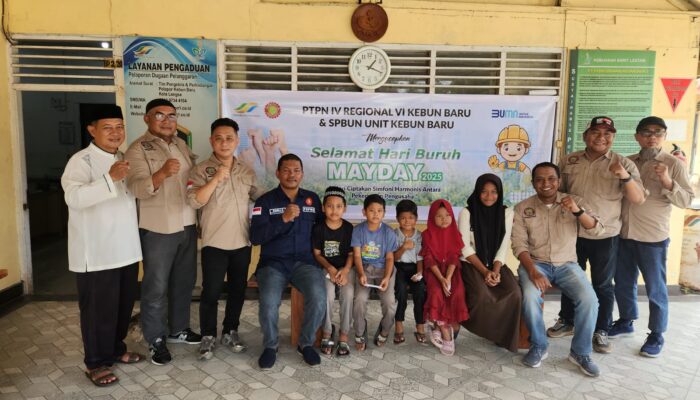 Peringati May Day, SPBUN PTPN I Regional VI Aceh Santuni Anak Yatim Dan Baksos