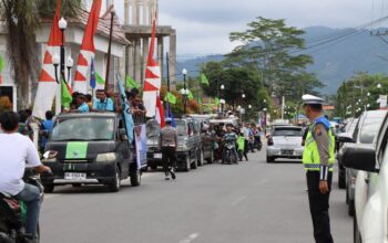 Kerahkan 94 Polisi, Peringatan May Day Di Tapteng Kondusif