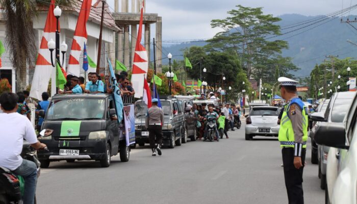 Kerahkan 94 Polisi, Peringatan May Day Di Tapteng Kondusif