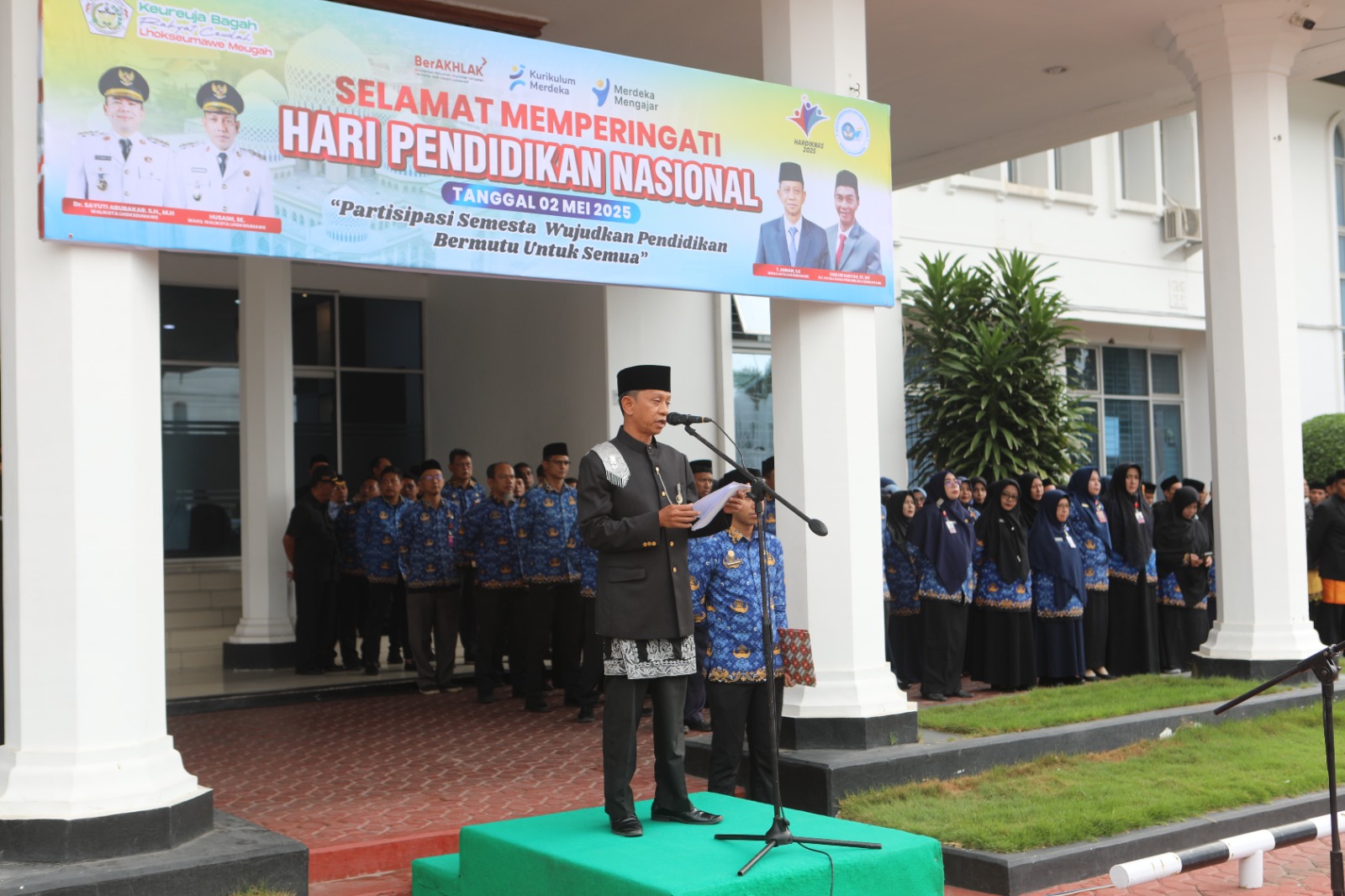 Hardiknas 2025, Sekda Lhokseumawe Tekankan Pendidikan Bersih, Berkarakter Dan Tanpa Pungli