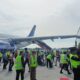 Take Off Pesawat Garuda Kloter 1 Asal Padangsidimpuan Terbang Mulus Dari KNO