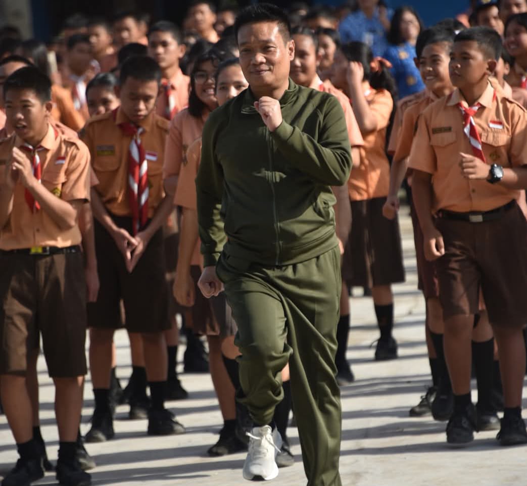 Hardiknas 2025, Bupati Humbahas Senam Pagi Hardiknas 2025, Bupati Humbahas Senam Pagi