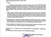 Budaya Wisuda, Kepala Sekolah PAUD, TK, SD Dan SMP Disurati