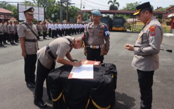 Kapolresta Deliserdang Pimpin Sertijab Kasat Intelkam, Binmas, Kabag Ren Dan Kapolsek Galang