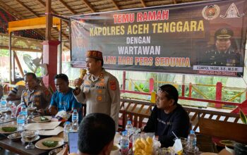 Silaturahmi Kapolres Agara Dan Wartawan Peringati Momen Hari Kebebasan Pers