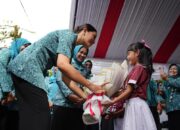 Kunjungi Deliserdang, Ny Kahiyang Ayu Pantau Imunisasi Anak Dan Supervisi PKK