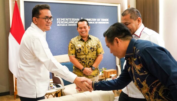 Bupati Palas Temui Menteri Perdagangan Terkait Pembangunan Pasar Modern