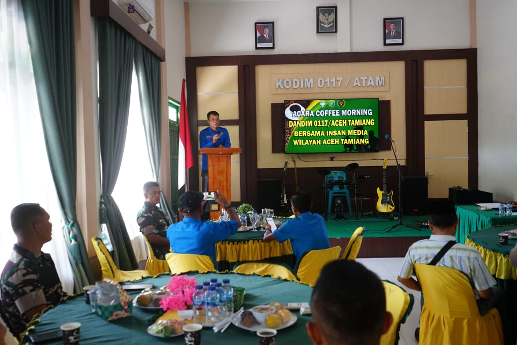 Kodim Aceh Tamiang Silaturahmi Bersama Insan Pers
