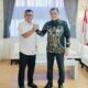 Tongku Solah Hamonangan Daulay, SH, MH, praktisi hukum yang juga Ketua Apkasindo Kabupaten Padanglawas saat bersilaturrahim dengan salah satu deputi di Kementerian Investasi, Edi Junaidi yang juga putra Padanglawas.(Waspada/Ist)