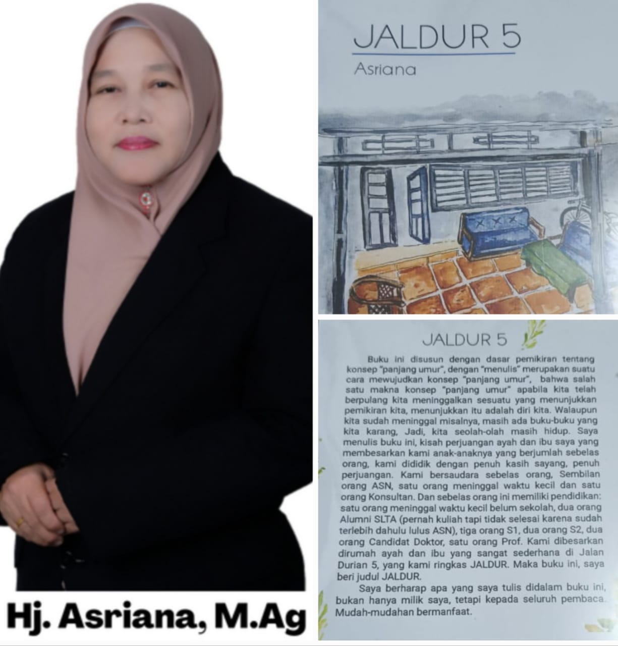 Bedah Buku “Jaldur 5” Karya Hj Asriana Kepala MTsN 1 Sidimpuan