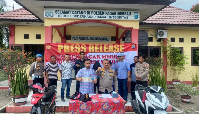 Sepasang Pelajar SMP Di Deliserdang Ditangkap Curi Sepeda Motor