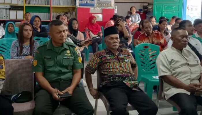 Polres P. Siantar Hadiri Pembentukan Pengurus Koperasi Merah Putih