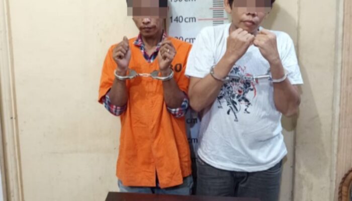 Dua Warga Tanjung Pura Ditangkap Saat Penggerebekan 