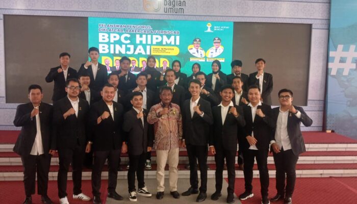 HIPMI Binjai Resmi Dilantik, Siap Kolaborasi Majukan Ekonomi